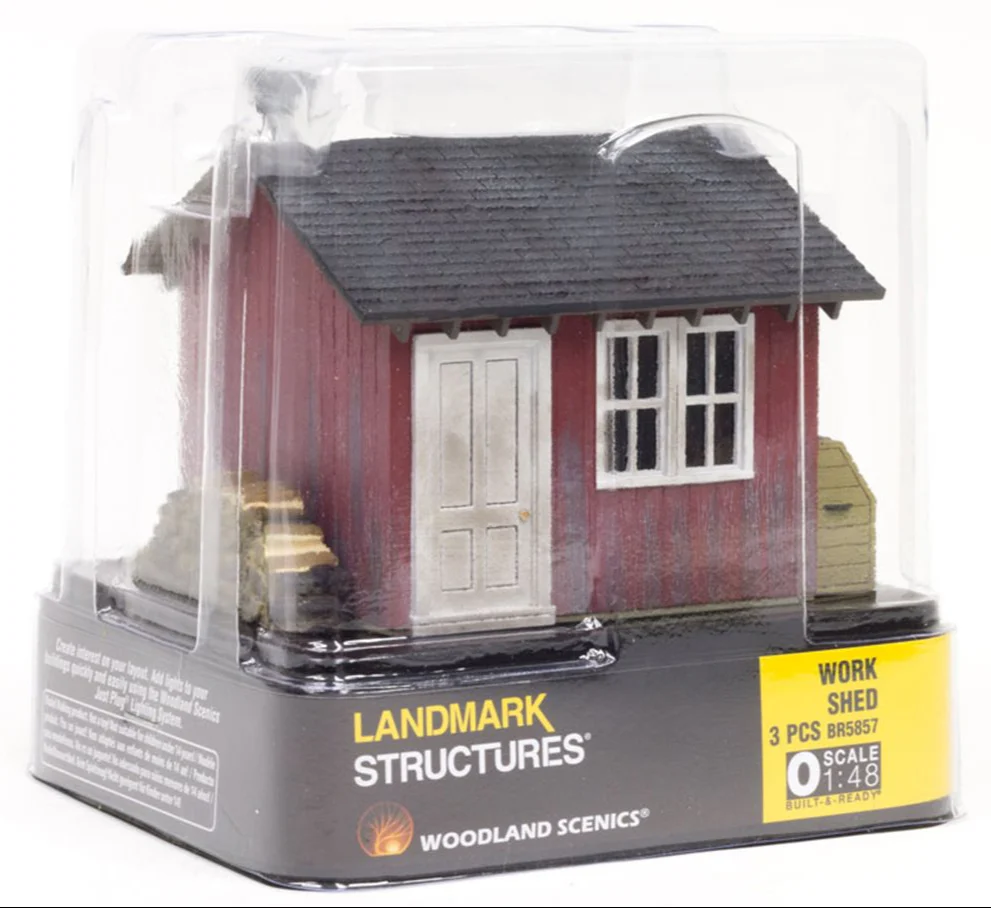 WBR5857 BR5857 Woodland Scenics - O Gauge Buildings - Work Shed - Image 5
