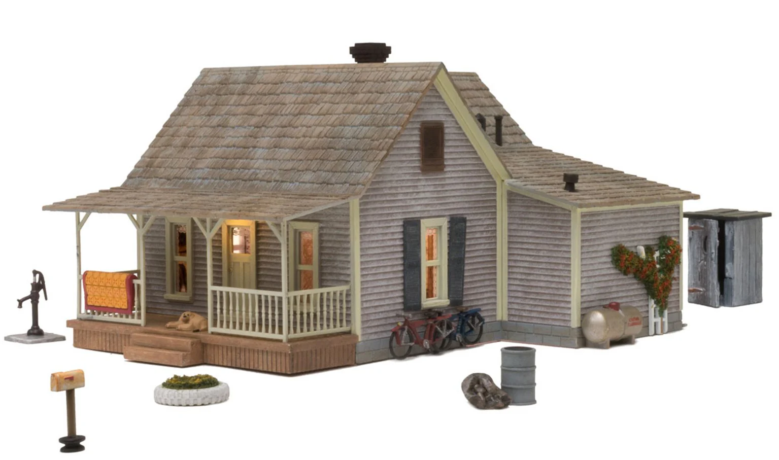 WBR5860 BR5860 Woodland Scenics - O Gauge Buildings - Old Homestead