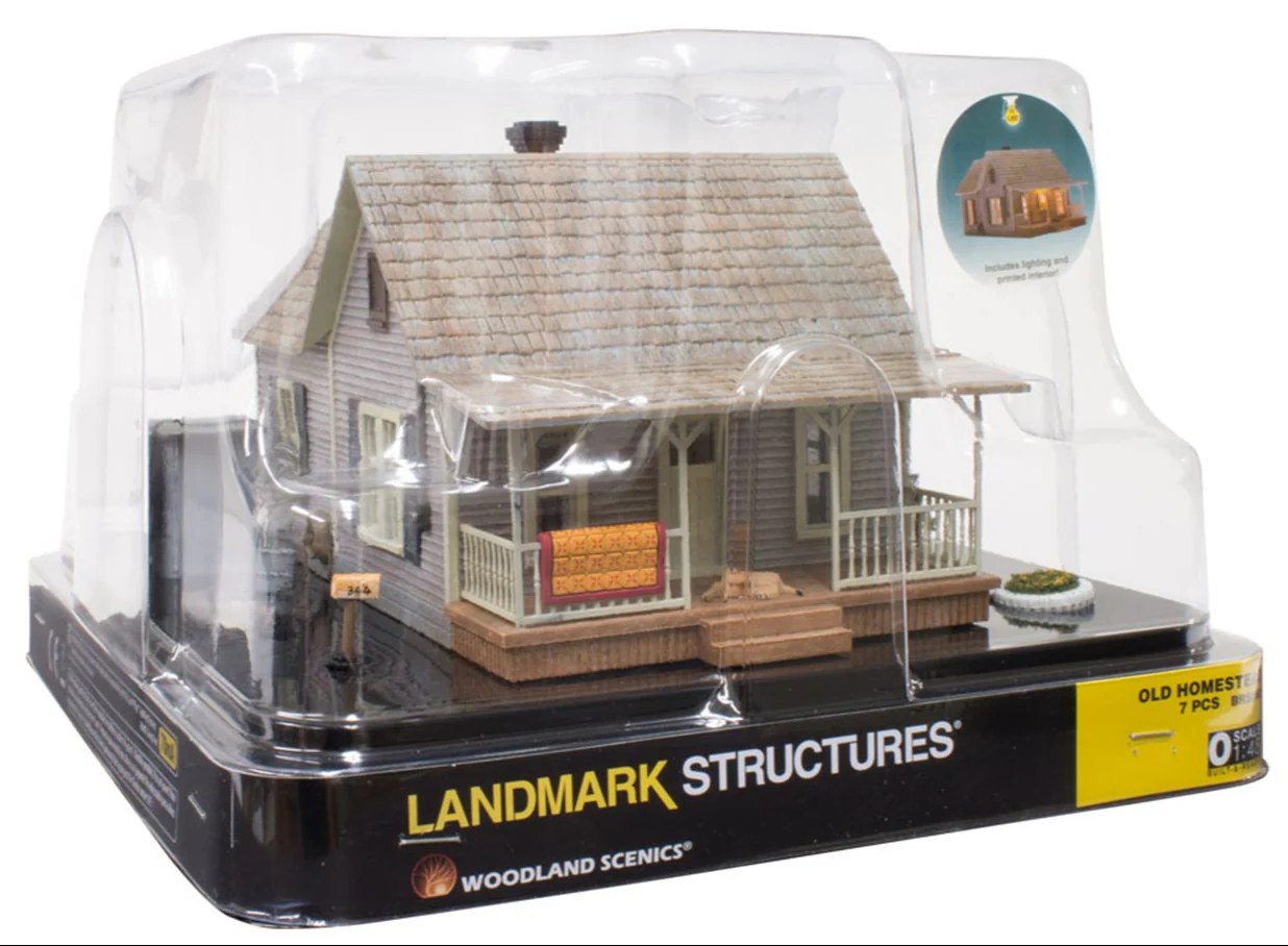 WBR5860 BR5860 Woodland Scenics - O Gauge Buildings - Old Homestead - Image 4