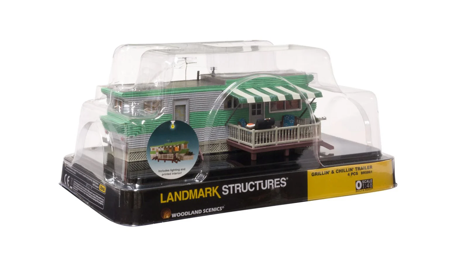 WBR5861 BR5861 WOODLAND SCENICS - O GAUGE BUILDINGS - Grillin' & Chillin' - Image 5