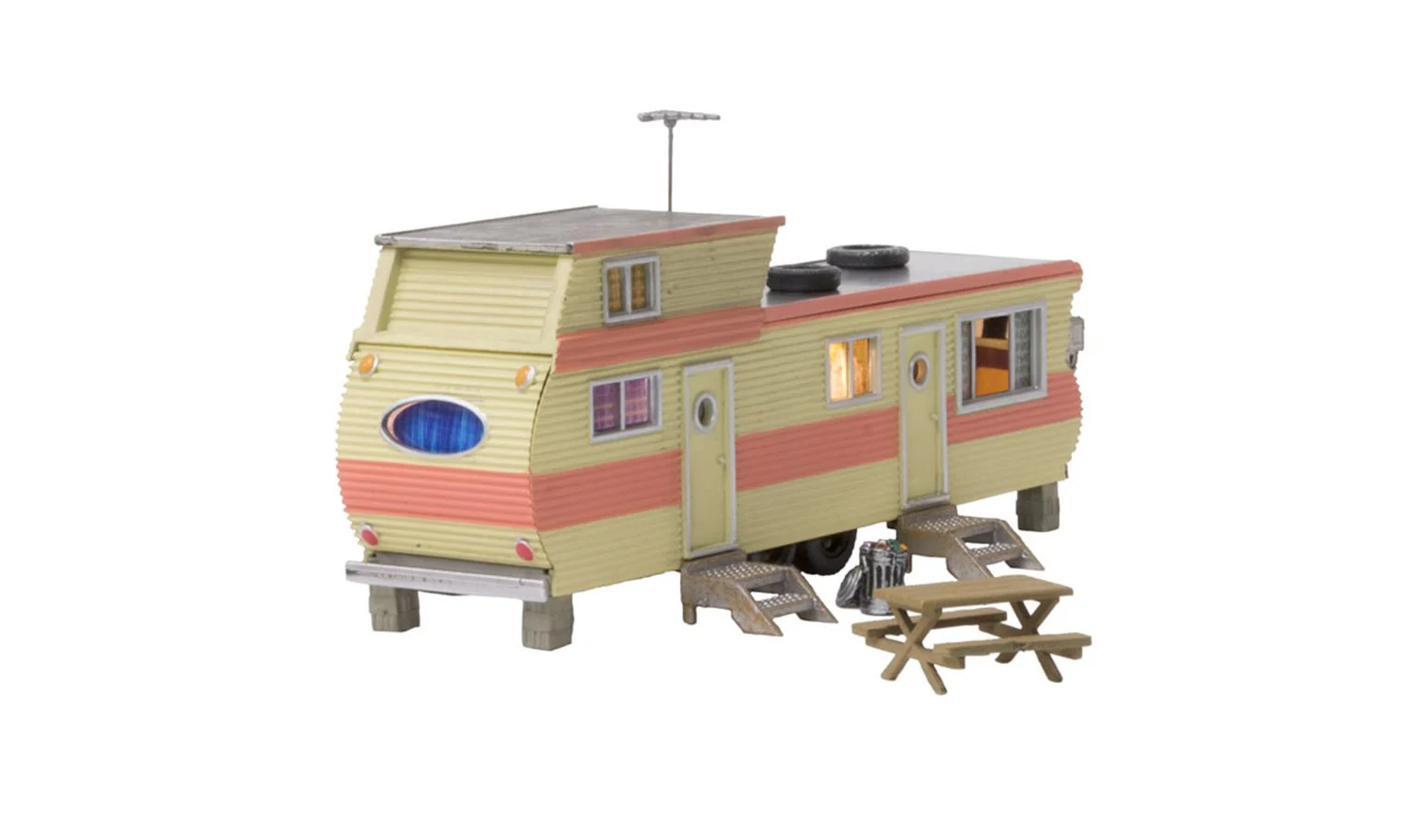 WBR5862 BR5862 WOODLAND SCENICS - O GAUGE BUILDINGS - Double Decker Trailer - Image 3