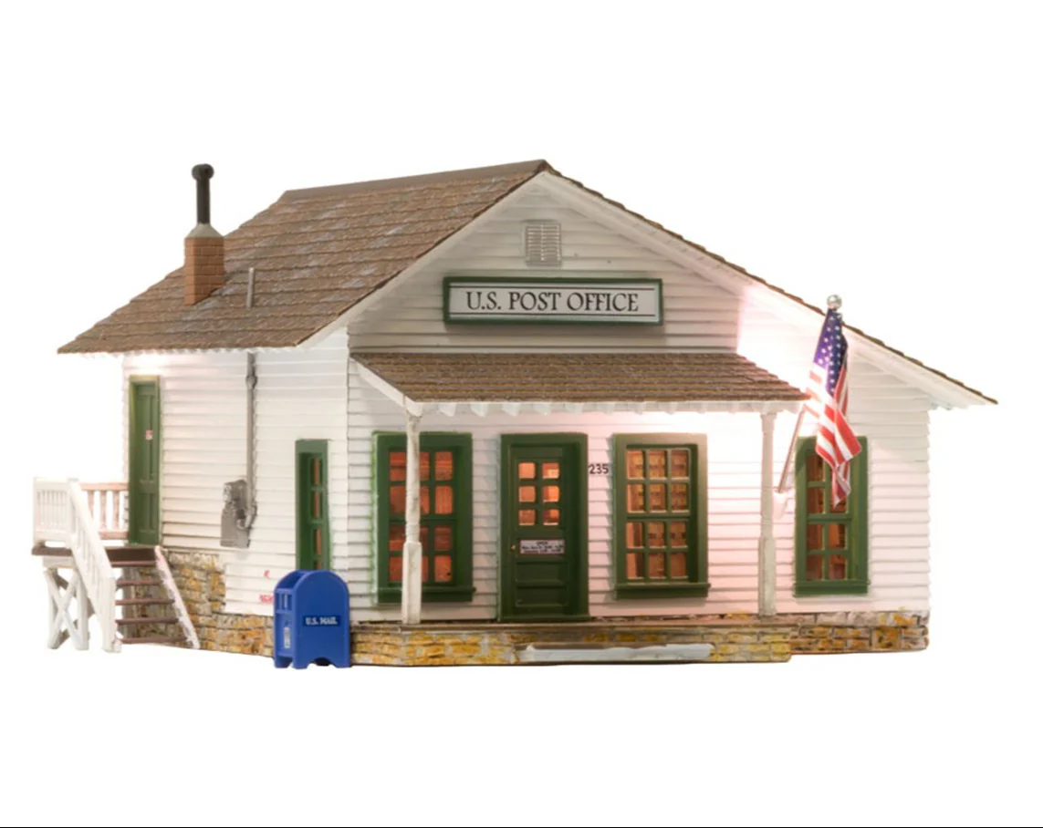 WBR5864 BR5864 WOODLAND SCENICS - O GAUGE BUILDINGS - Post Office