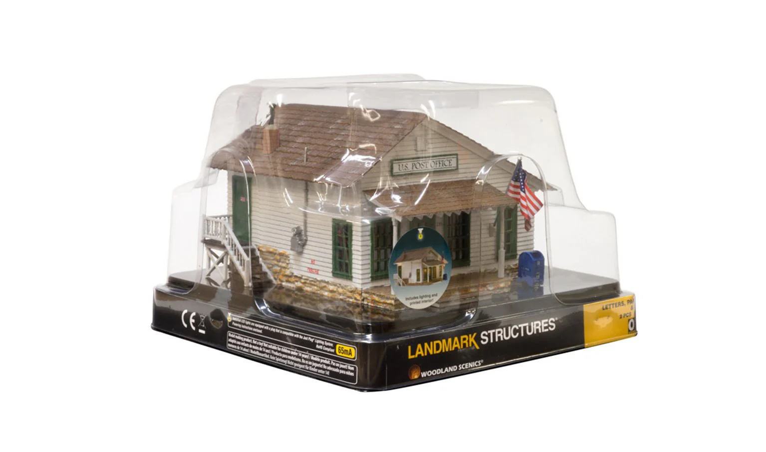 WBR5864 BR5864 WOODLAND SCENICS - O GAUGE BUILDINGS - Post Office - Image 5