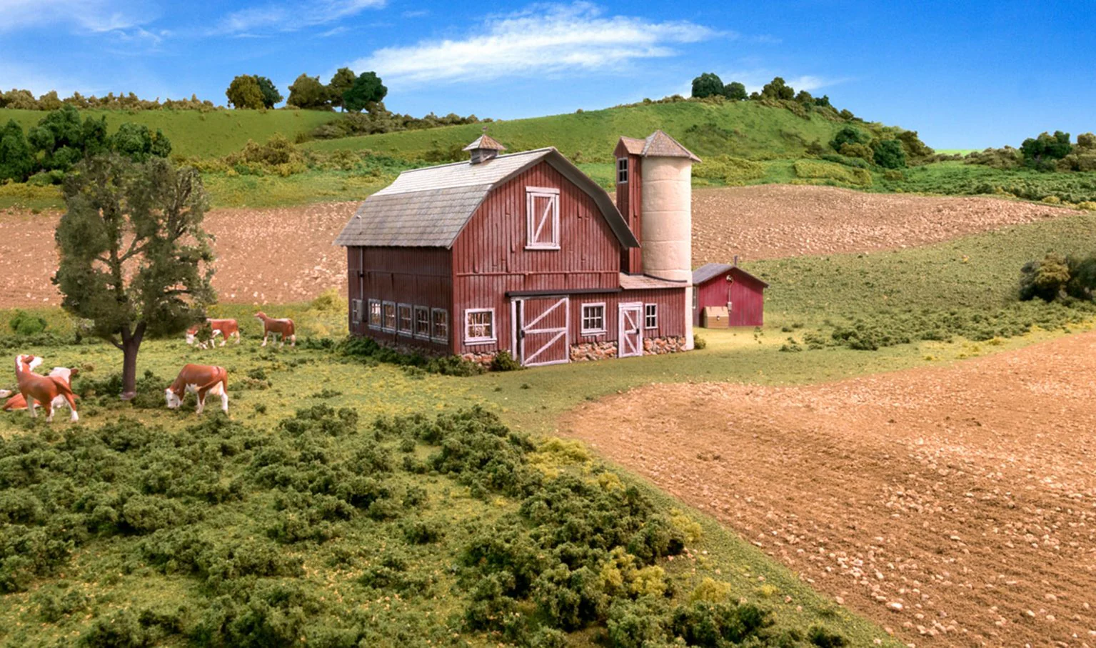 WBR5865 BR5865 WOODLAND SCENICS - O GAUGE BUILDINGS - Old Weathered Barn - Image 6