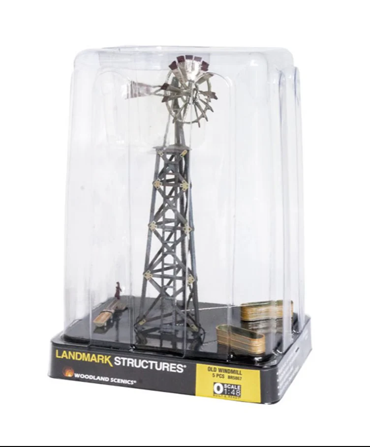 WBR5867 BR5867 WOODLAND SCENICS - O GAUGE BUILDINGS - Old Windmill - Image 3