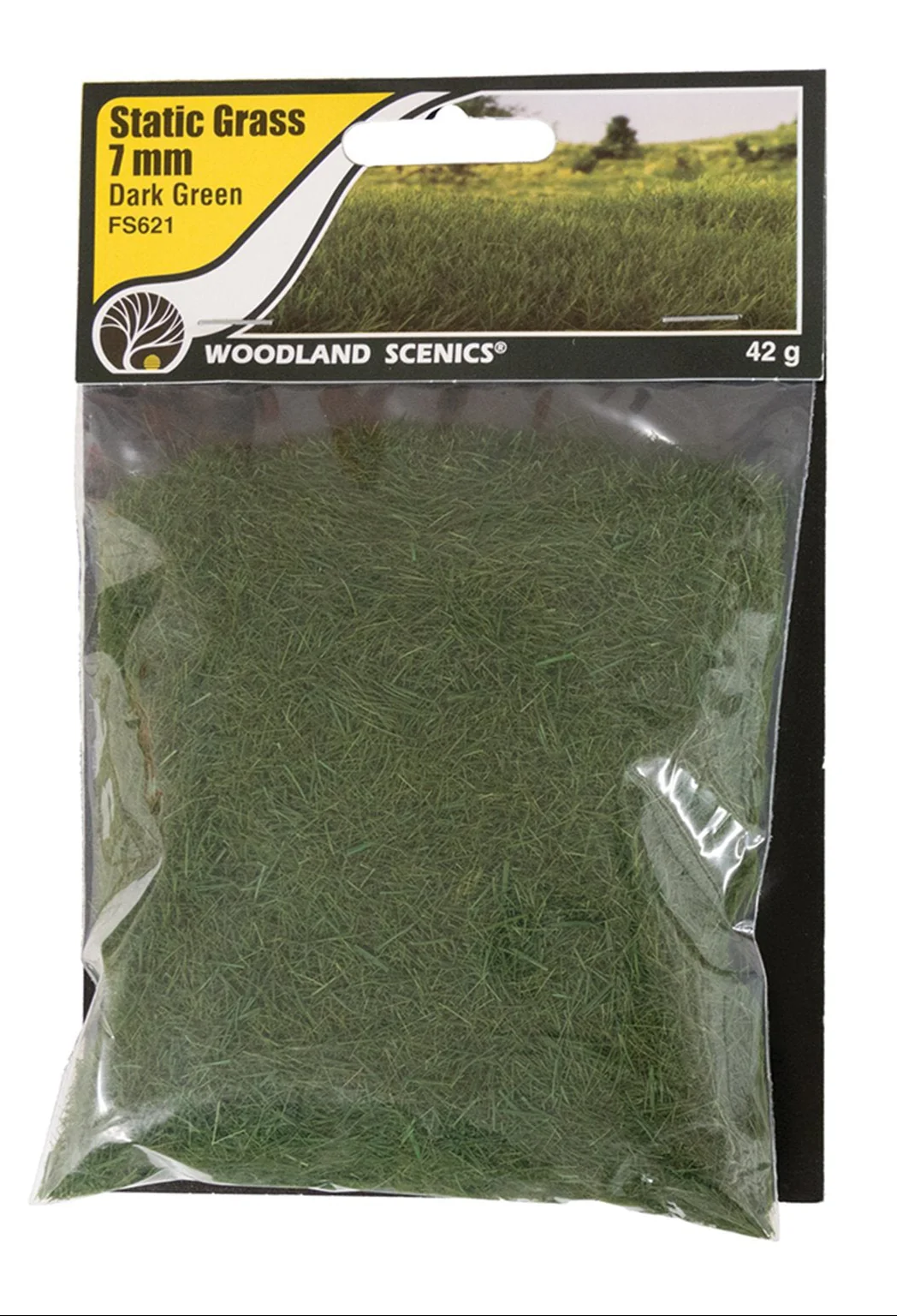 WFS621 FS621 7mm Static Grass Dark Green