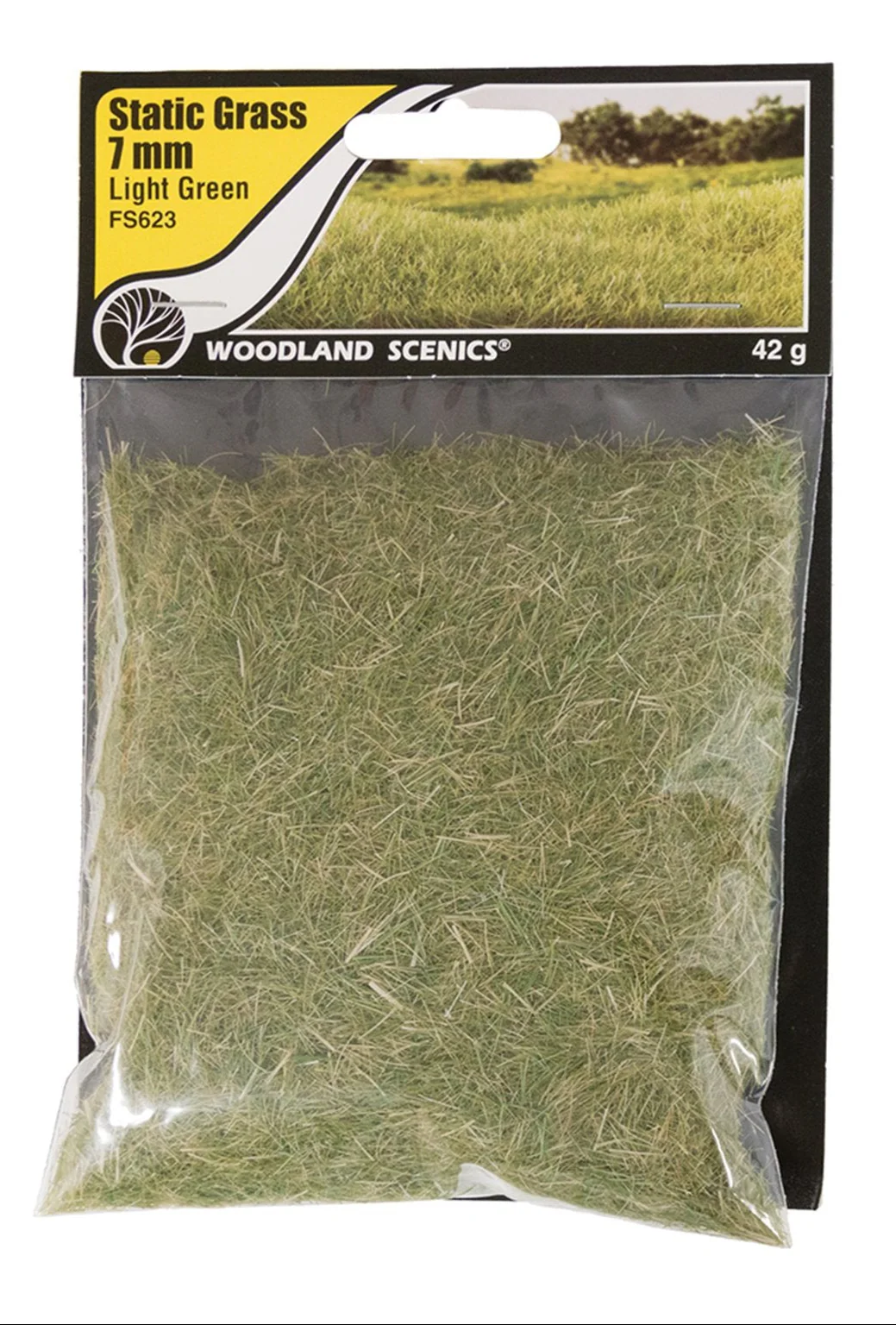 WFS623 FS623 7mm Static Grass Light Green