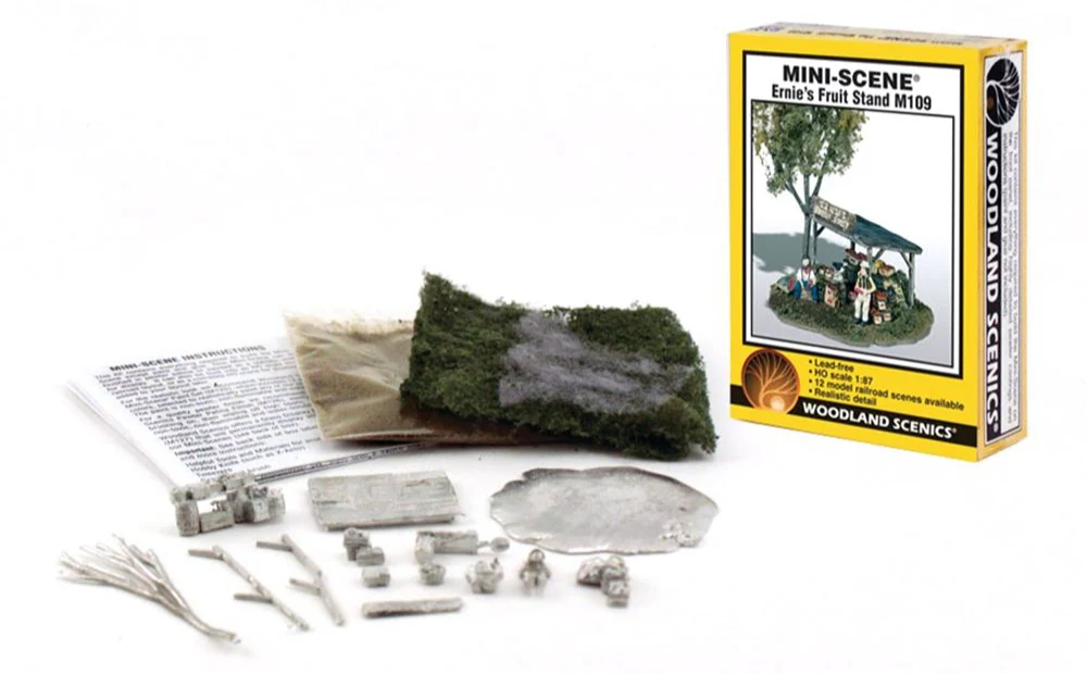 WM109 Ernie's Fruit Stand Model Kit - Image 2