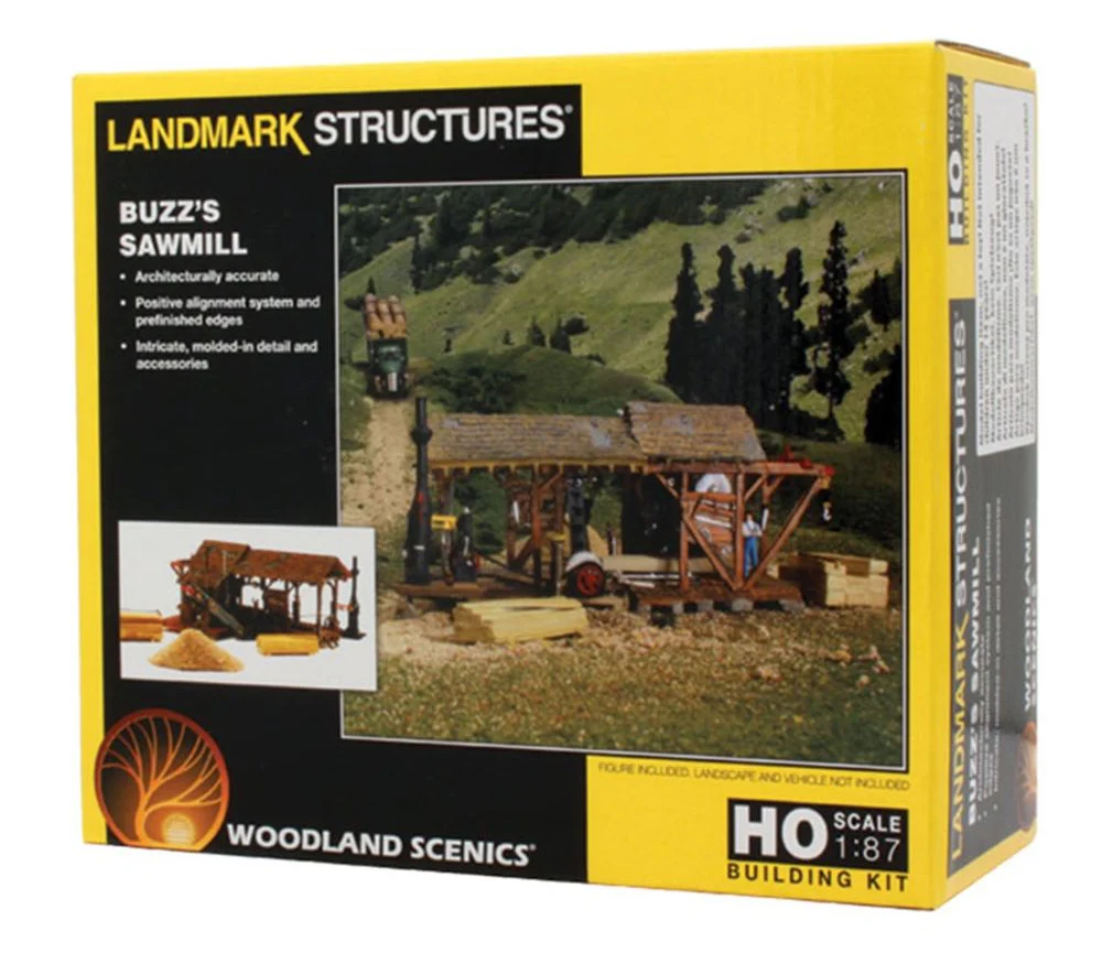 WPF5195 HO Buzz's Sawmill Model Kit - Image 4