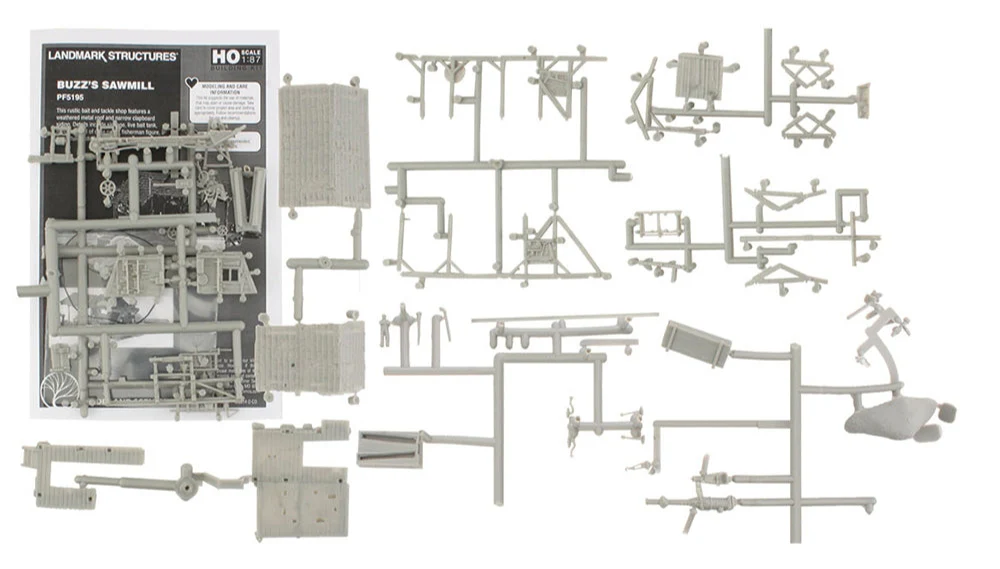 WPF5195 HO Buzz's Sawmill Model Kit - Image 5