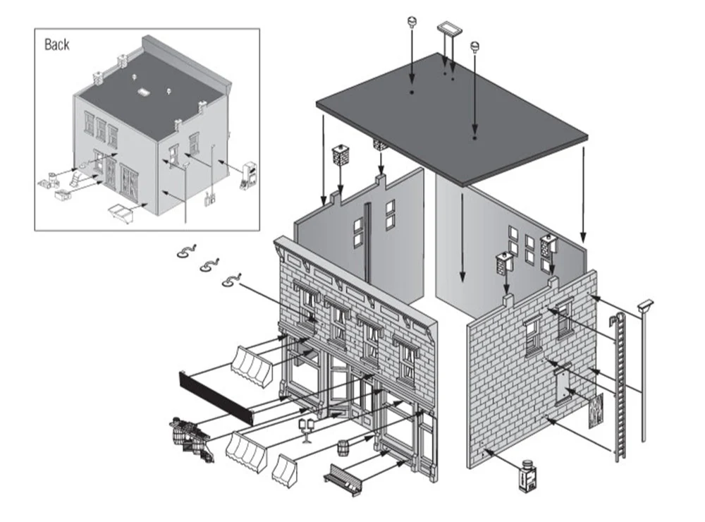 WPF5890 O Lubener's General Store Model Kit - Image 5