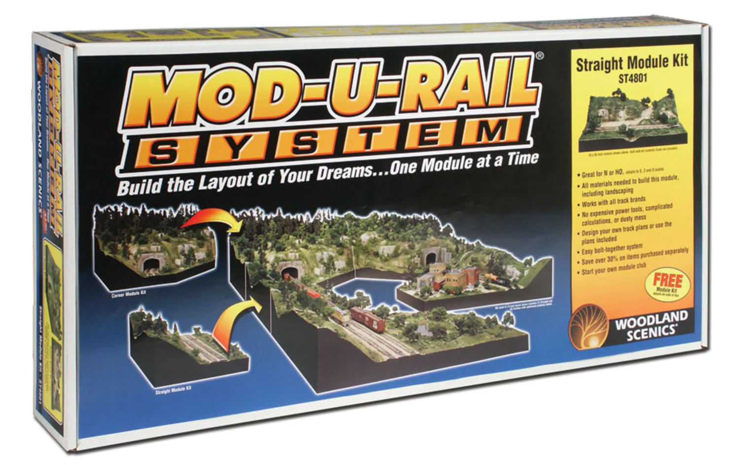 WST4801 ST4801 Mod-U-Rail System Straight Module Stand - Image 2