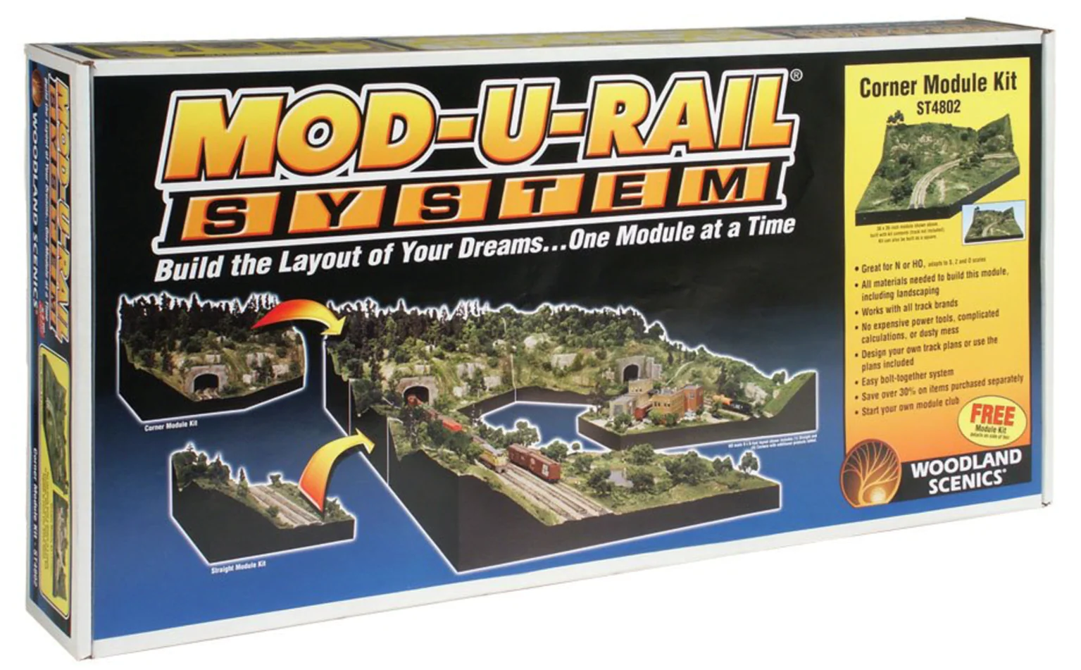 WST4802 ST4802 Mod-U-Rail System Corner Module Stand - Image 2