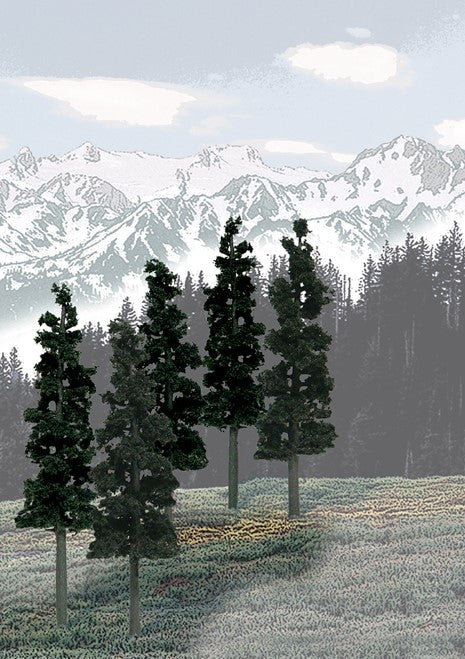 WTR1582 TR1582 Pine Trees 6 - 8 inch (Pack of 12)
