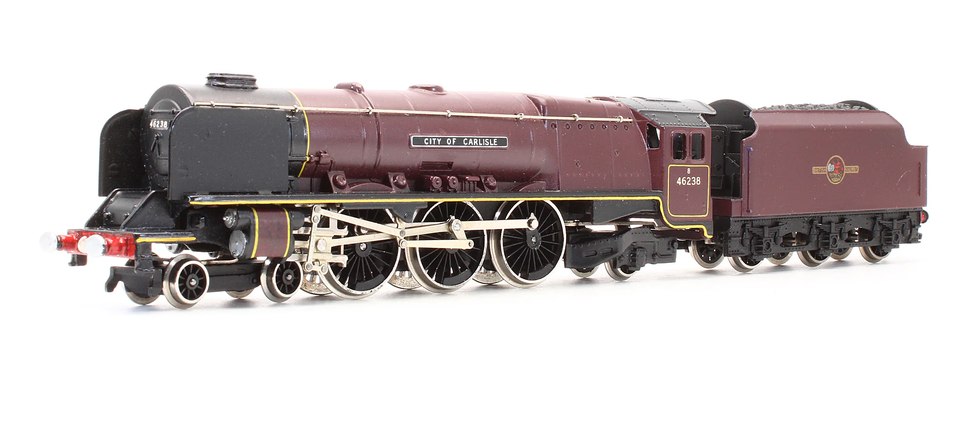Pre-Owned W2226AM2 BR Maroon 4-6-2 'City Of Carlisle' 46238 Steam Locomotive (5 Pole)