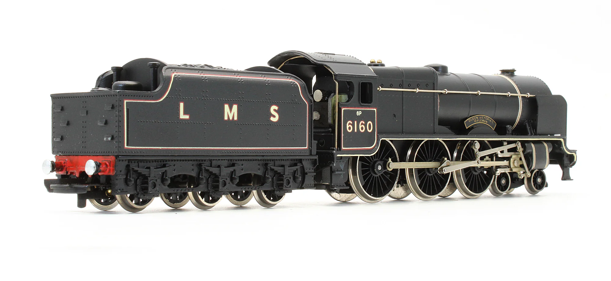 W2261/A Pre-Owned LMS Black 4-6-0 'Queen Victoria's Rifleman' 6160 Steam Locomotive - Image 2