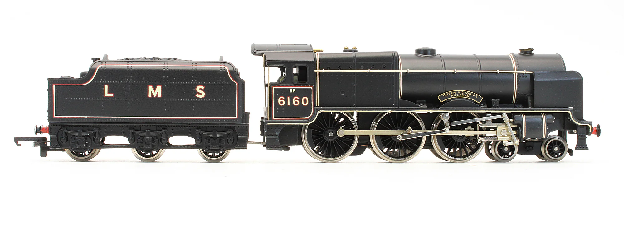 W2261/A Pre-Owned LMS Black 4-6-0 'Queen Victoria's Rifleman' 6160 Steam Locomotive - Image 3