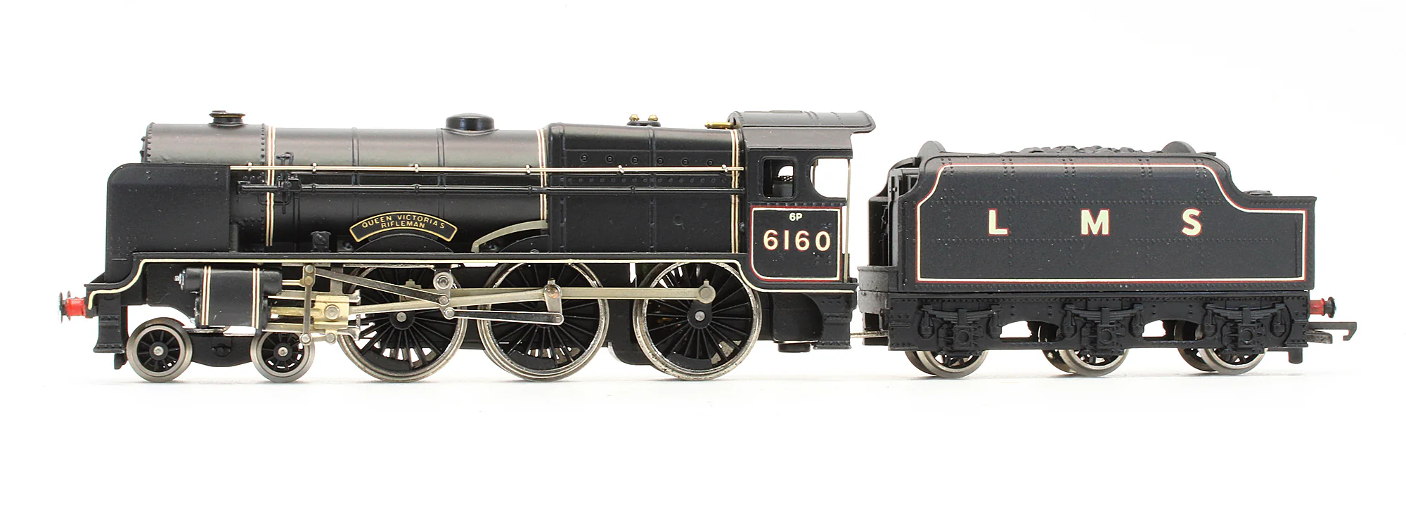 W2261/A Pre-Owned LMS Black 4-6-0 'Queen Victoria's Rifleman' 6160 Steam Locomotive - Image 4