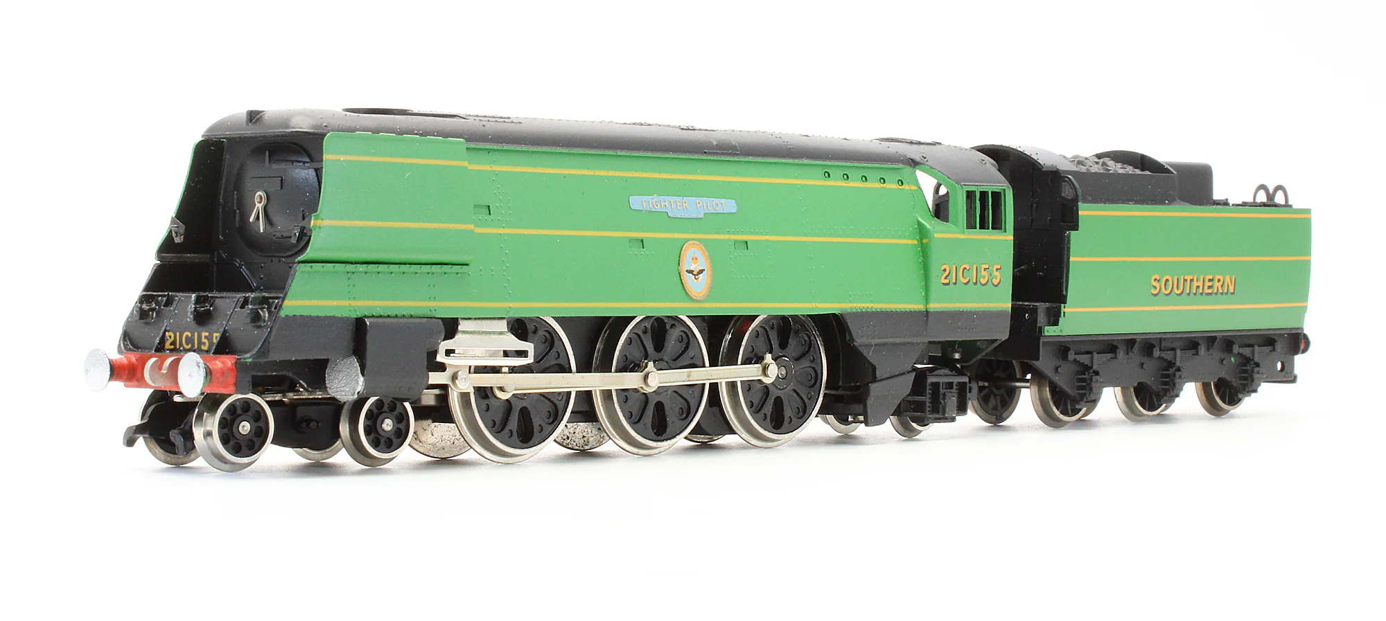W2265AX Pre-Owned SR Green 4-6-2 Streamlined Battle Of Britain Class 'Fighter Pilot' 2ICI55 Steam Locomotive