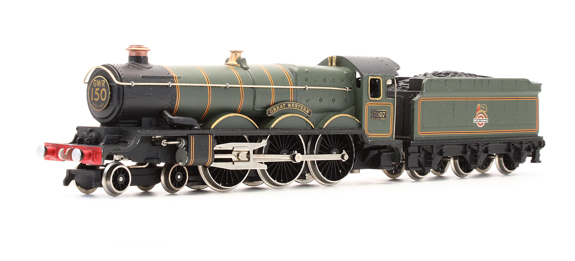 Pre-Owned W2400 BR Green 4-6-0 Castle Class 'Great Western' 7007 Steam Locomotive - Limited Edition