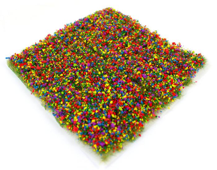 SGTMIX10 WWS 10mm Mixed Flowers Static Grass Tufts x 100