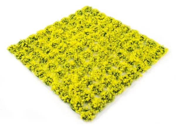 W3T-DA4 4mm Daffodil Self-Adhesive Static Grass Tufts x 100