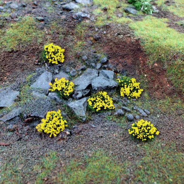 W3T-DA4 4mm Daffodil Self-Adhesive Static Grass Tufts x 100 - Image 4
