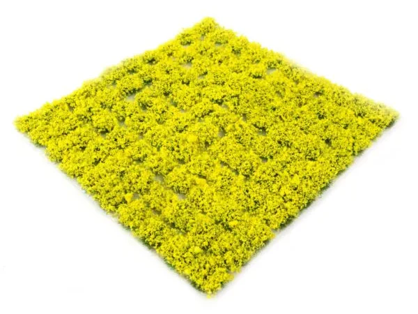 W3T-DA6 6mm Daffodil Self-Adhesive Static Grass Tufts x 100