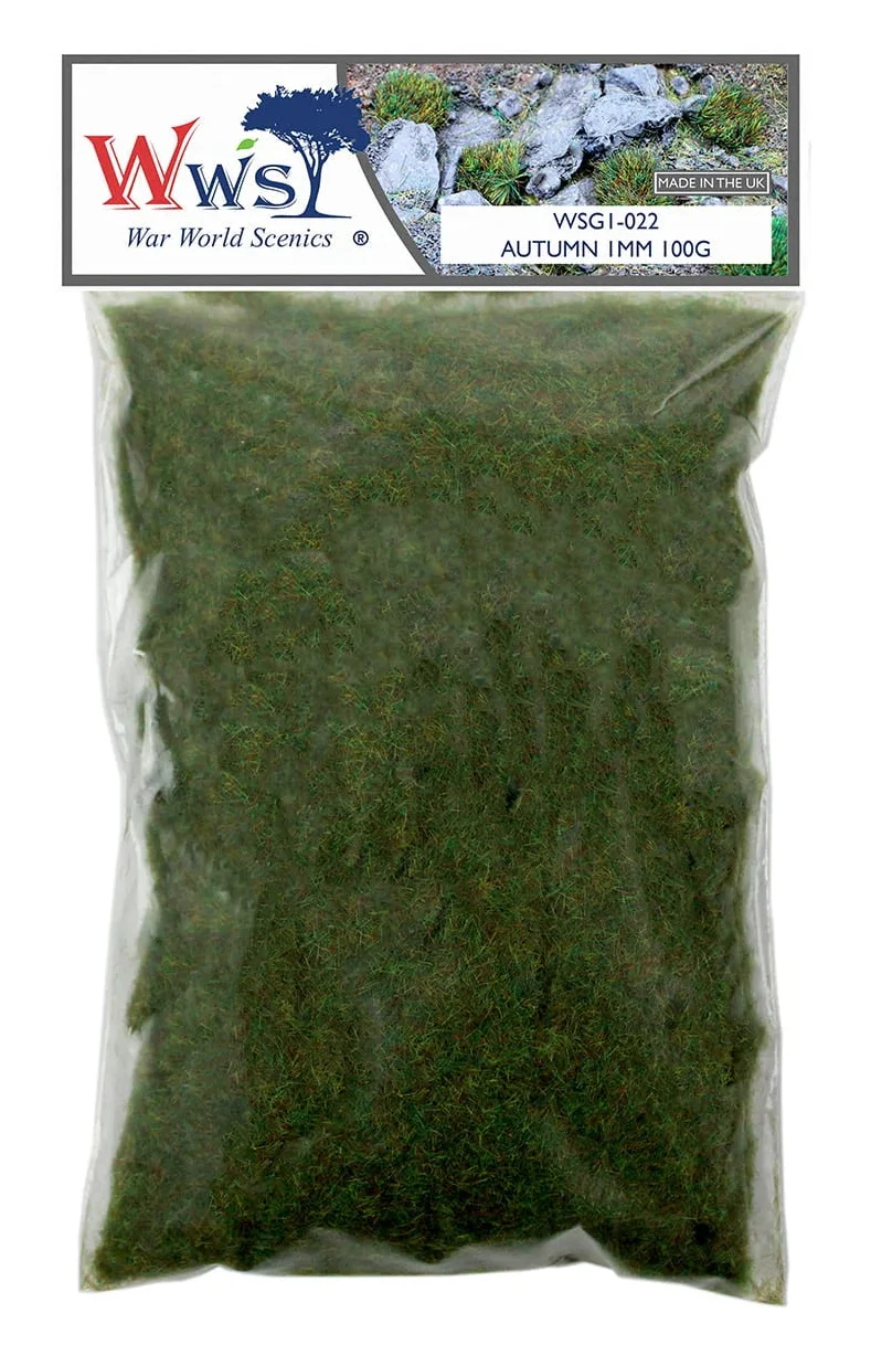 WSG1-022 1mm Autumn Static Grass - 100g - Image 2