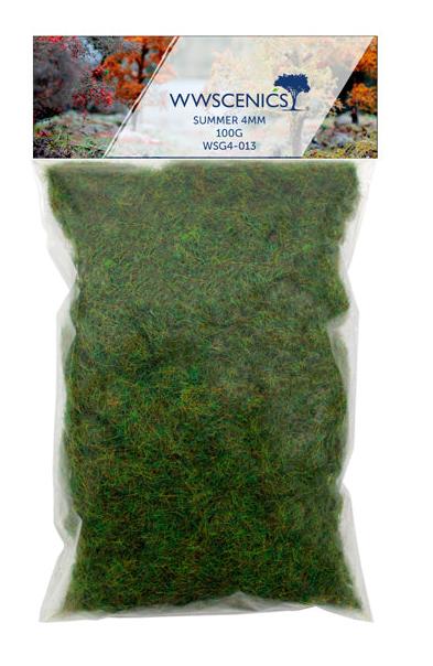 WSG4-013 WWS 4mm Summer Static Grass Refill - 100g