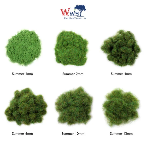 WSG4-013 WWS 4mm Summer Static Grass Refill - 100g - Image 3