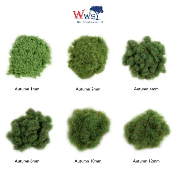 WSG4-022 WWS 4mm Autumn Static Grass Refill - 100g - Image 3