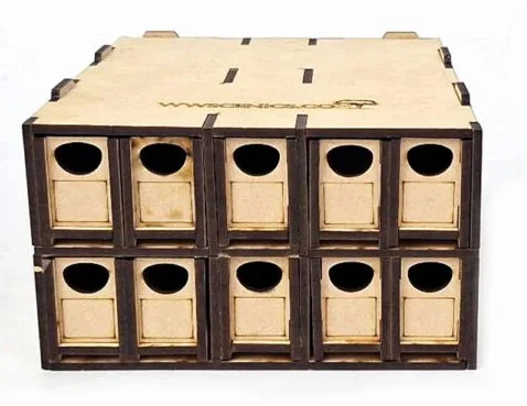 WSLC-016 WWS N-Gauge Loco Storage Box 10 Drawers - Image 4