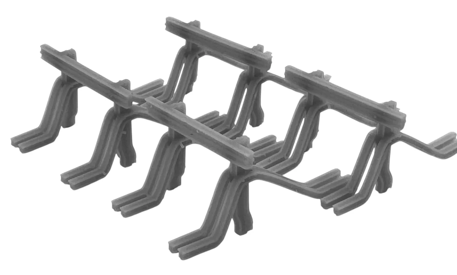 WSPR-009 OO/HO Gauge Railway Buffer Stops (x4) – Resin, Unpainted Model Kit - Image 4